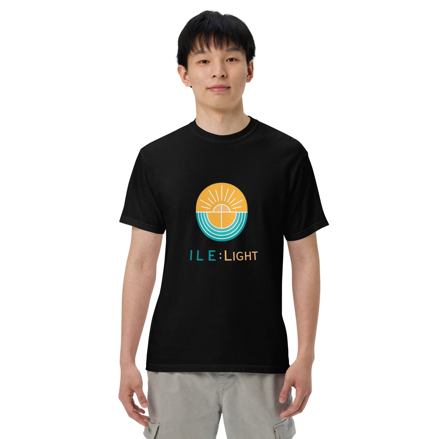 Men’s garment-dyed heavyweight t-shirt - Large Logo