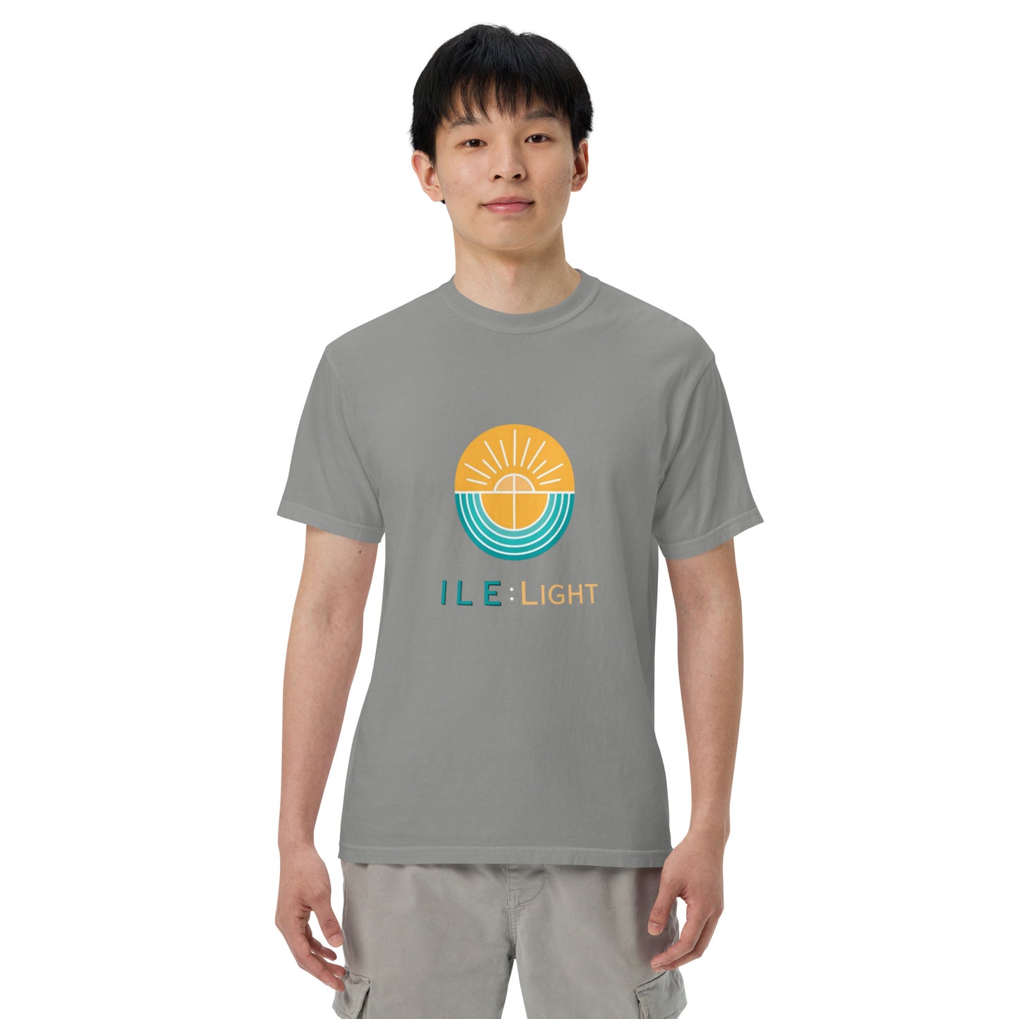 Men’s garment-dyed heavyweight t-shirt - Large Logo