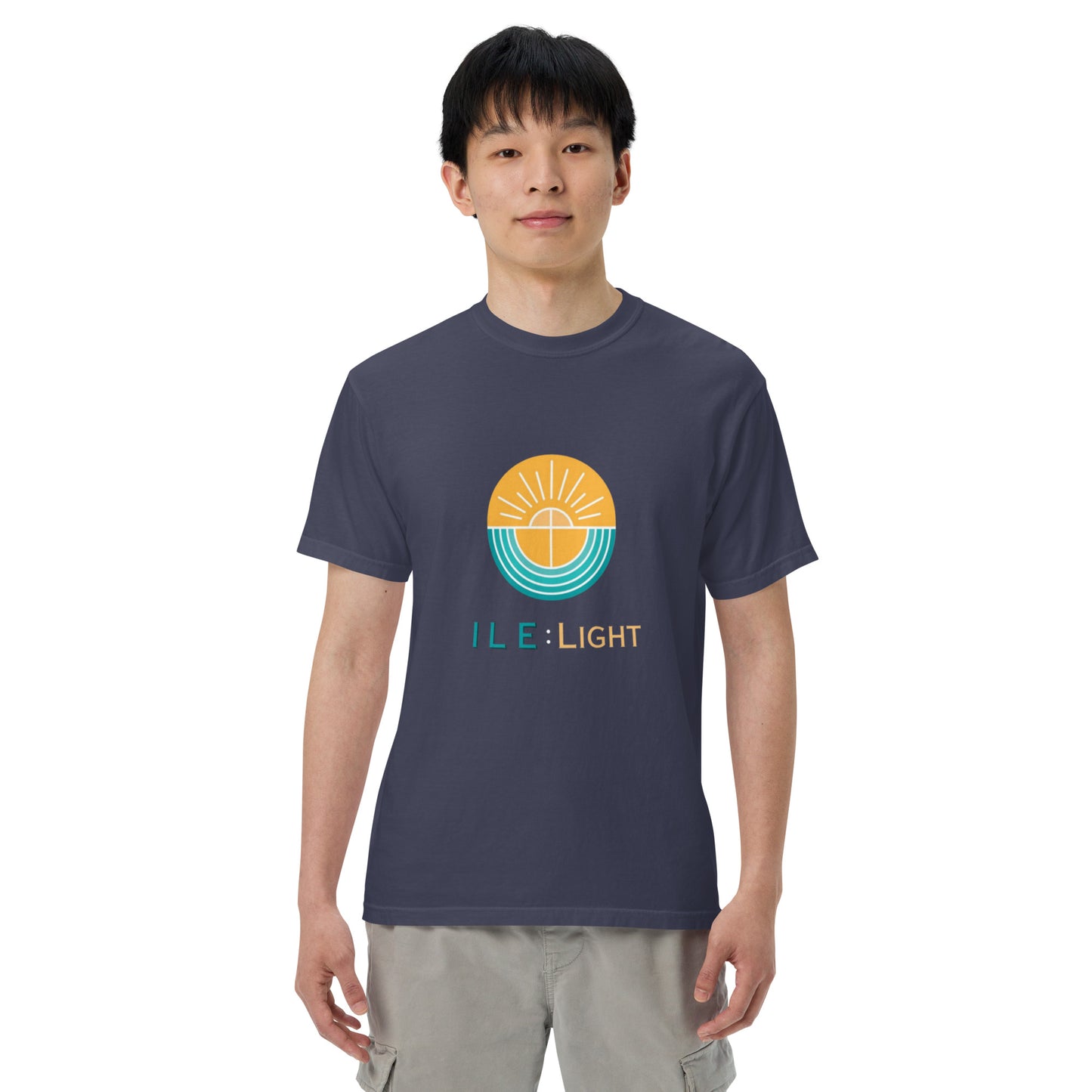 Men’s garment-dyed heavyweight t-shirt - Large Logo